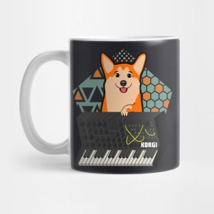 Funny Synthesizer corgi Lover Mug